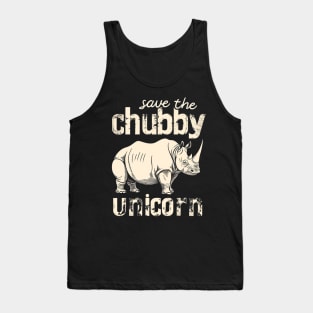 save the chubby unicorn Tank Top